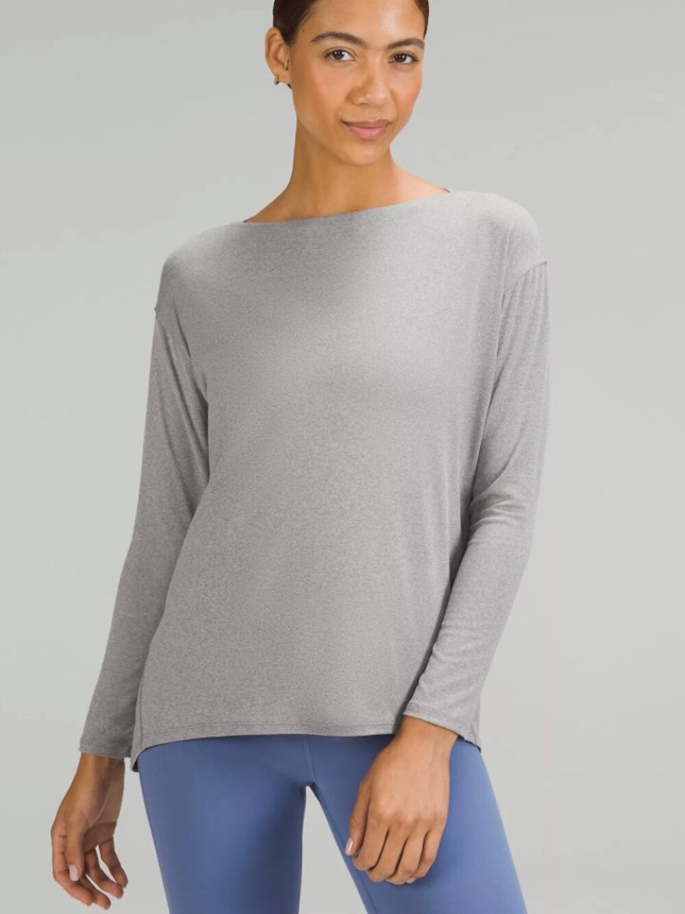 Lululemon Back in Action Long Sleeve Shirt, in Nulu. Size Small